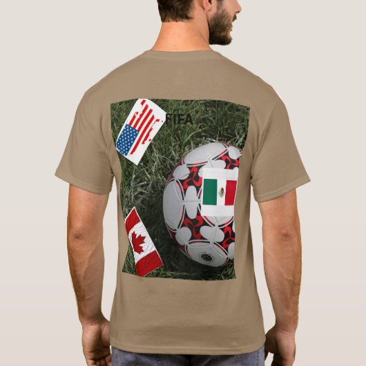 WORLD CUP FOOTBALL 2026 Tシャツ (裏面)
