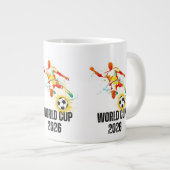 World Cup Soccer 2026 Souvenir Mug ジャンボコーヒーマグカップ (正面右)