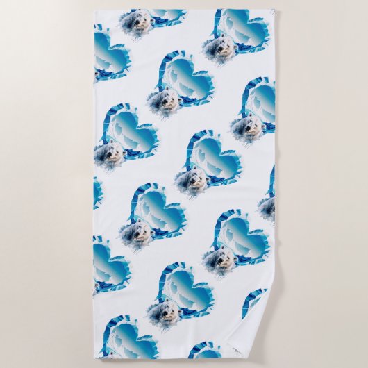 World Day for Glaciers  ビーチタオル (正面)