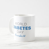 World Diabetes Day コーヒーマグカップ (正面左)