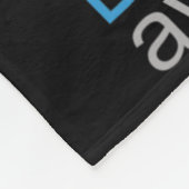 World Diabetes Day Diabetes Awareness Ribbon  フリースブランケット (角)