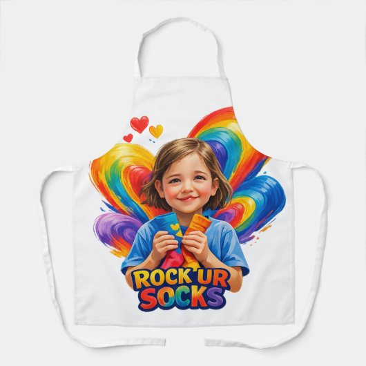 World Down Syndrome Day エプロン (正面)