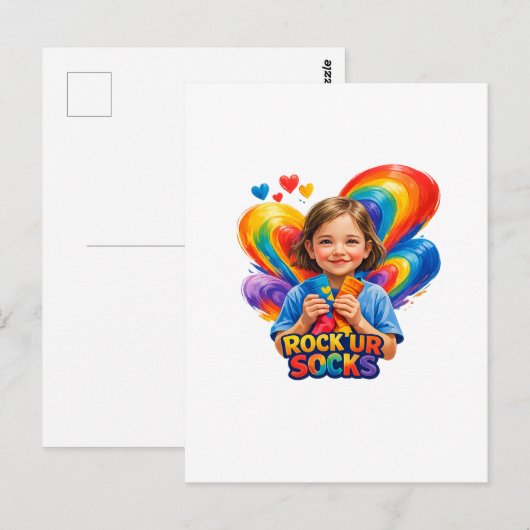 World Down Syndrome Day ポストカード (正面/裏面)