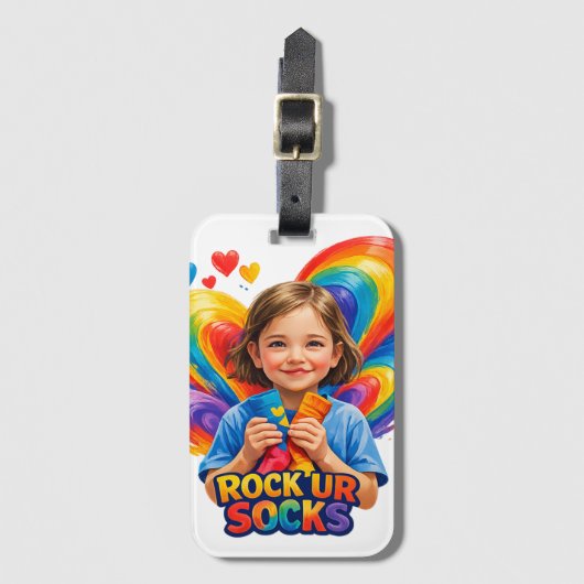 World Down Syndrome Day ラゲッジタグ (正面縦)