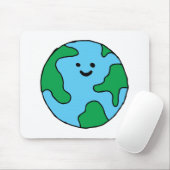 World Ecofly Icon Happy Earth Clipアートエコフライ マウスパッド (マウス)