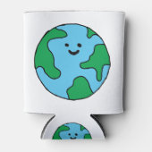 World Ecofly Icon Happy Earth Clipアートエコフライ 缶クーラー (正面)