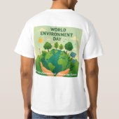 World EnvironmentデイテーマTシャツ Tシャツ (裏面)