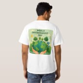 World EnvironmentデイテーマTシャツ Tシャツ (裏面フル)