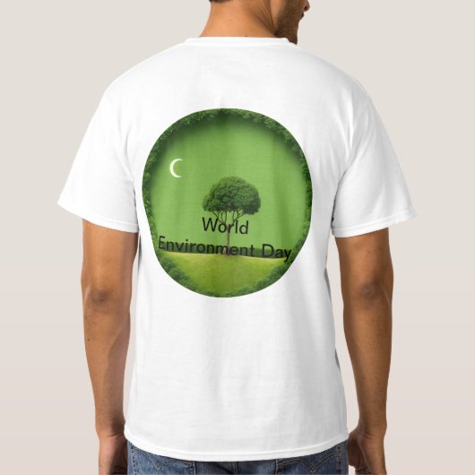 World Environment Day Tシャツ |自然保存 (裏面)