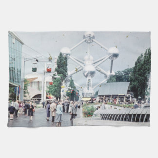 World Fair Brussels 1958写真 キッチンタオル