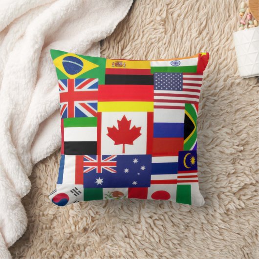 World Flags クッション (ブランケット)