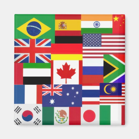 World Flags マグネット (正面)