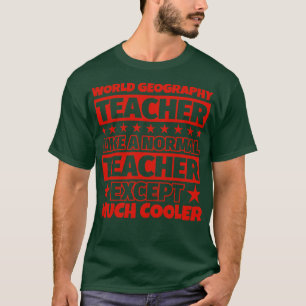 World Geography先生ギフトクール Tシャツ