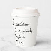 World Globe and Diploma Graduation Party 紙コップ (裏面)