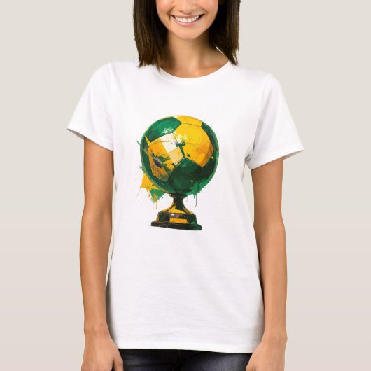 World Globe Trophy Champion Unisex T-Shirt Cool Gi Tシャツ (正面)
