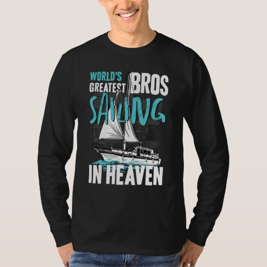 World Greatest Bros Sailing in Heaven Cousin Famil Tシャツ (正面)