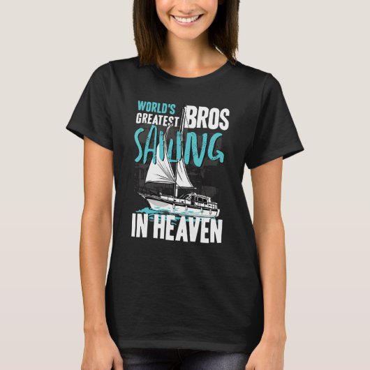 World Greatest Bros Sailing in Heaven Cousin Famil Tシャツ (正面)
