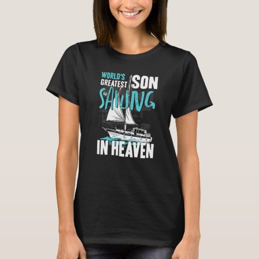 World Greatest Son Nephew Sailing in Heaven Family Tシャツ (正面)