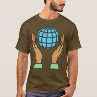World In The Palm Of Your Hands Environmentアイコン Tシャツ
