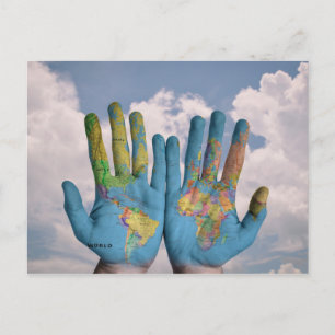 「World in Your Hands」ポストカード ポストカード