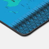 World Map  デスクマット (コーナー)