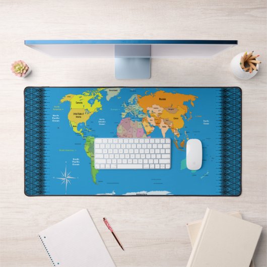 World Map  デスクマット (オフィス1)