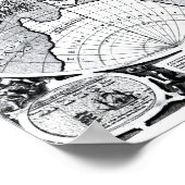 World map ポスター (角)