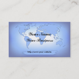 World Map 2名刺 名刺