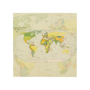 world+map+globe+country+atlas ウッドウォールアート