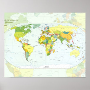 world+map+globe+country+atlas ポスター