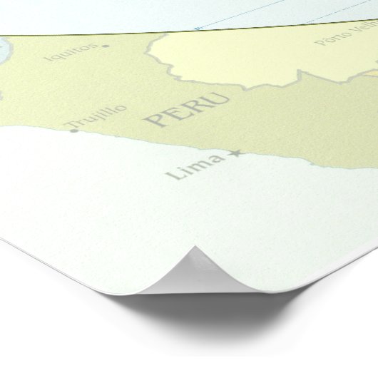 world+map+globe+country+atlas ポスター (角)