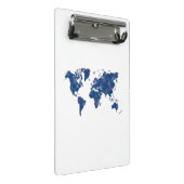 World map in watercolor ミニクリップボード (アングル)