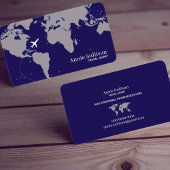 World Map Oversized International Travels  名刺
