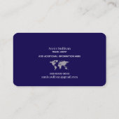 World Map Oversized International Travels 名刺 (裏面)