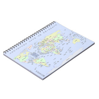 World Map - Planning My Next Adventure - Custom ノートブック