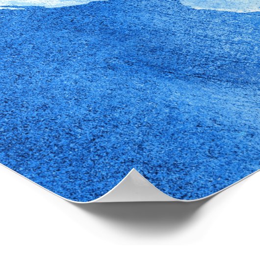 World Map Poster Print ポスター (角)