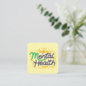World Mental Health Day Inspirational Typography エンクロージャーカード (スタンド正面)