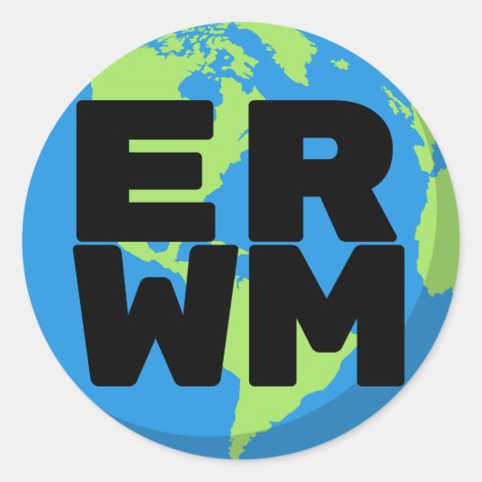 World Missions Logo Stickers ラウンドシール (正面)