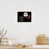 World Of Imagination -引用文 – アートプリント ポスター (キッチン)