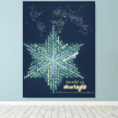 World of Starlight Canvas Print キャンバスプリント (インサイチュ (ウッドフロア))