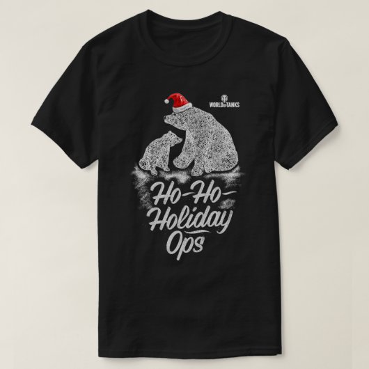 World of Tanks HoHoliday Ops Bears Tシャツ (デザイン正面)