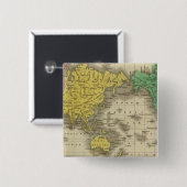 World On Mercator投影 缶バッジ (正面&裏面)