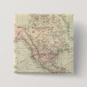 World on Mercator's Projection(世界オンメルカトル投影) 缶バッジ