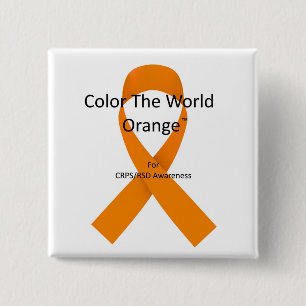 World Orange™ボタンの色付け 缶バッジ