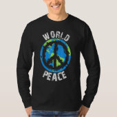 World Peace On Earth Love and Kindness Tシャツ (正面)