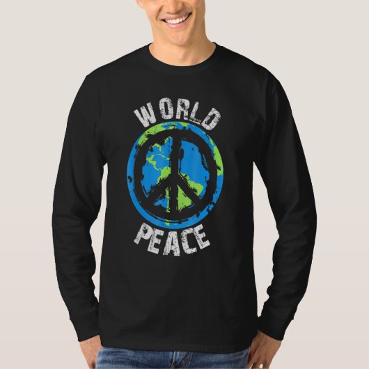 World Peace On Earth Love and Kindness Tシャツ (正面)