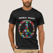 world peace T-shirt Tシャツ (正面)