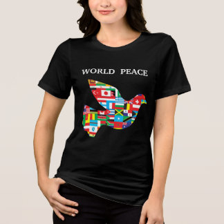 world peace Tri-Blend Shirt トライブレンドＴシャツ