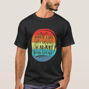World Photo's Day Camera Photographyデザイン Tシャツ
