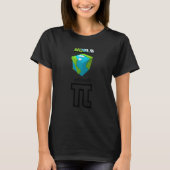 World Pi Symbol Math Science  3 14 Tシャツ (正面)